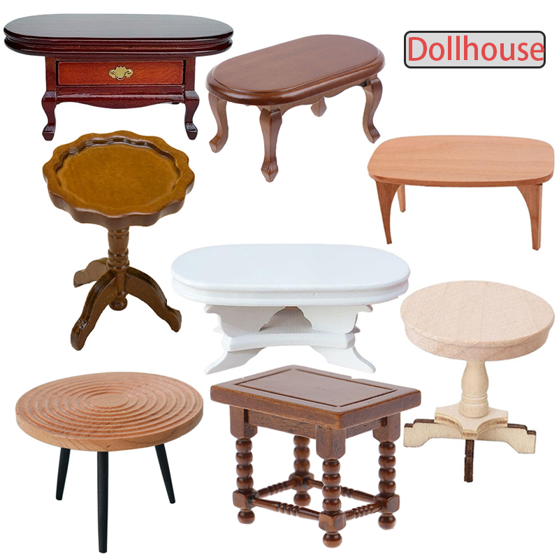 1:12 Dollhouse Miniature Round - Outdoor Furniture Wood review and price