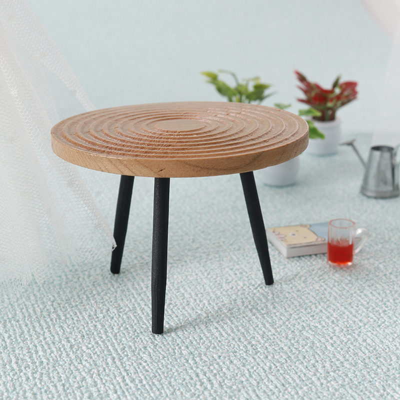1:12 Dollhouse Miniature Round - Outdoor Furniture Wood review and price