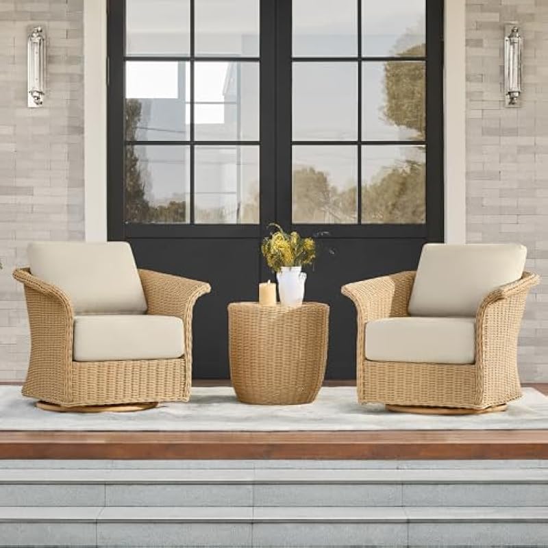 3-Piece Outdoor Bistro Set Fea - Outdoor Furniture Metal Chairs review and price