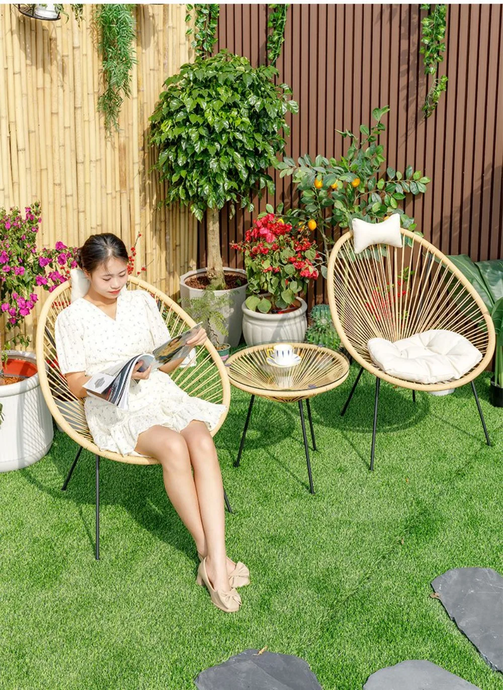 Nordic Dining Chairs for Kitch - Outdoor Furniture Metal Chairs review and price