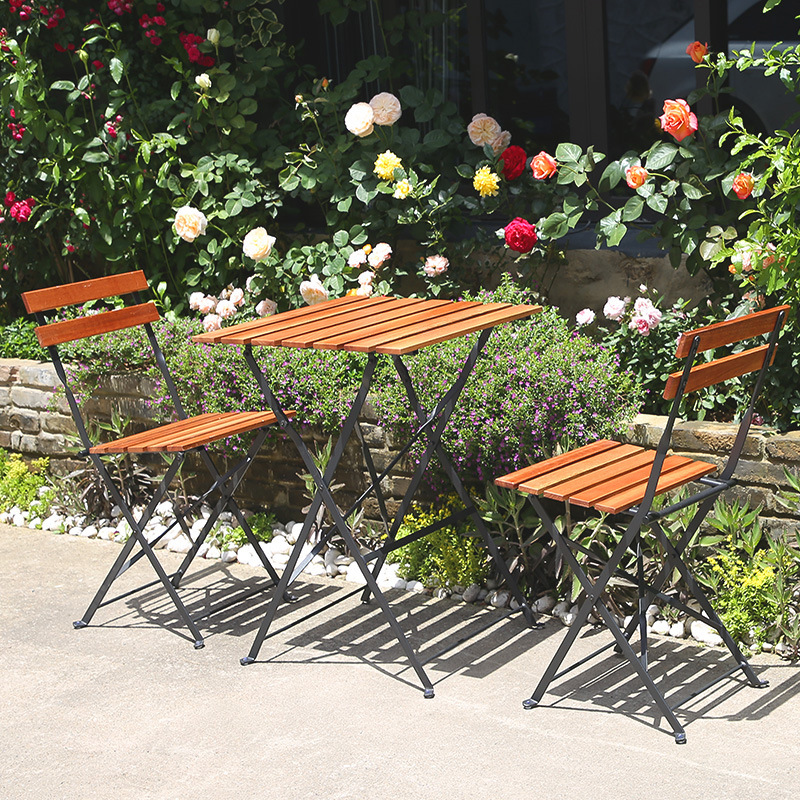 Foldable Solid Wood Coffee Tab - Outdoor Furniture Metal Chairs review and price