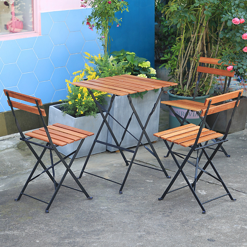 Foldable Solid Wood Coffee Tab - Outdoor Furniture Metal Chairs review and price