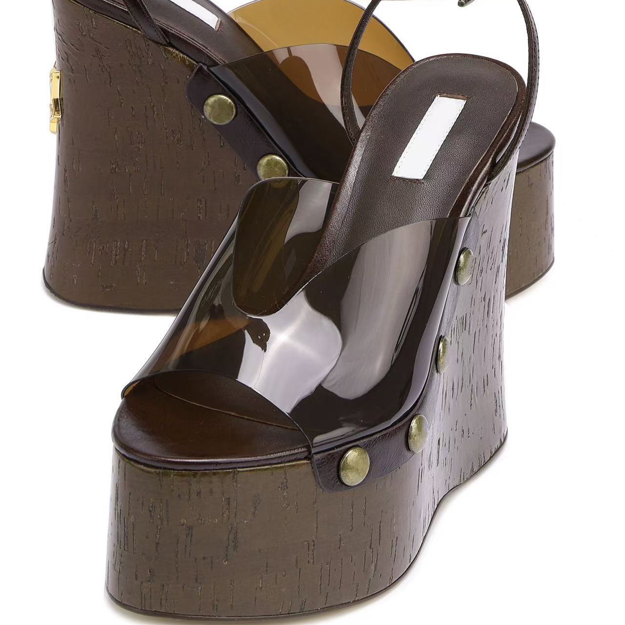 High-heeled 14 cm Thick-heeled - Outdoor Furniture Wood review and price