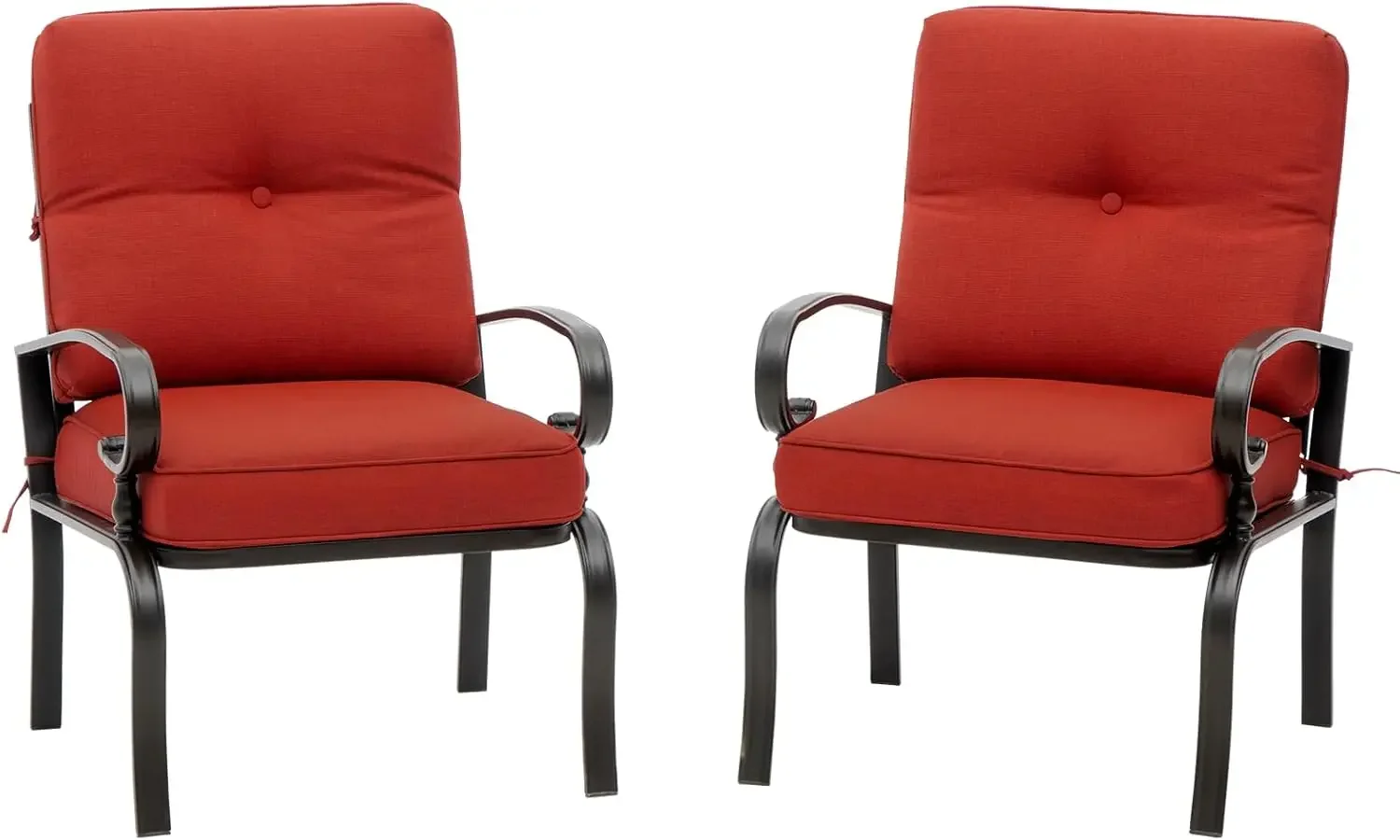 Red Outdoor Metal Bistro Chair - Outdoor Furniture Metal Chairs review and price